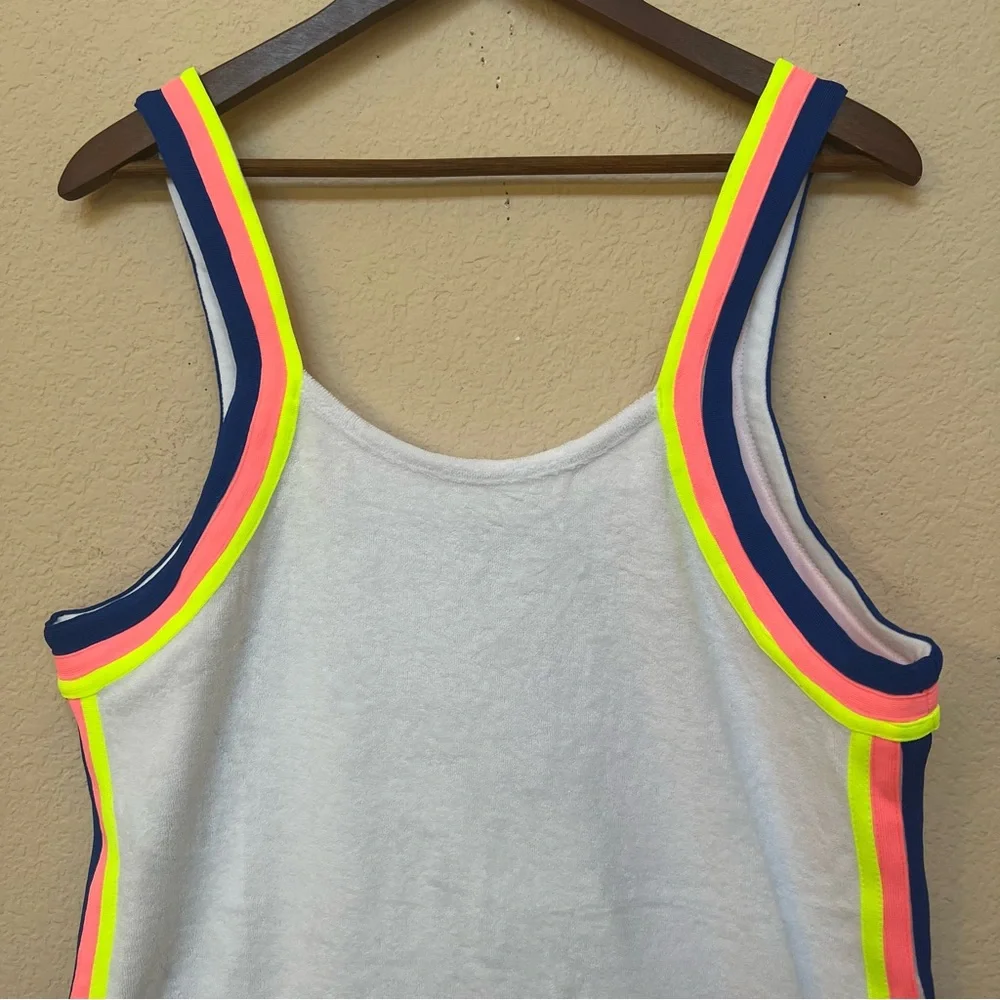 Love & Sports White Terry Cloth Sporty Dress NEW WITH TAGS B3/16 - Picture 5 of 11
